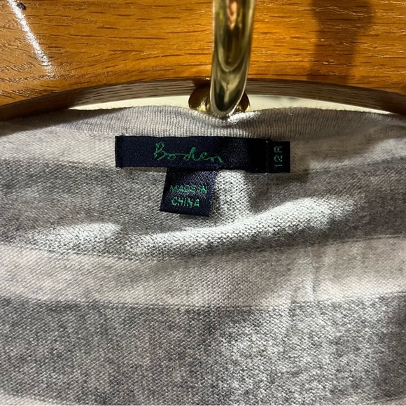 BODEN ~ Striped Color Block Sweater Dress Cashmere Angora Blend - Picture 4 of 9